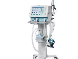 Стационарный аппарат ИВЛ Draeger Savina 300 на мобильной колесной стойке с дыхательным контуром