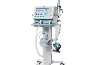 Стационарный аппарат ИВЛ Draeger Savina 300 на мобильной колесной стойке с дыхательным контуром