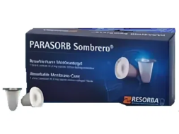 PARASORB Sombrero — упаковка коллагенового изделия RESORBA для стоматологии