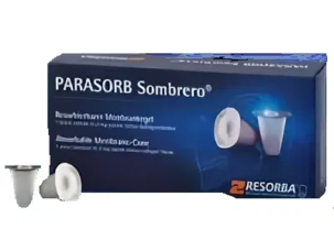 PARASORB Sombrero — упаковка коллагенового изделия RESORBA для стоматологии