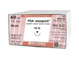 ПГА-РЕЗОКВИК — упаковка быстрорассасывающейся нити PGA resoquick